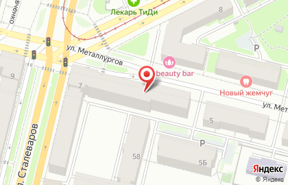 Торговый дом Экстрим на улице Металлургов на карте