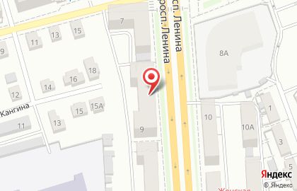 Парикмахерская Афродита на проспекте Ленина на карте