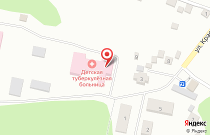 Детская туберкулезная больница в Мочище на карте