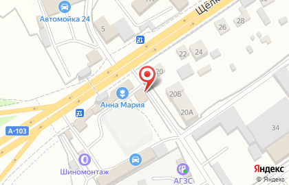 Цветочный магазин МегаЦвет24 на Щёлковской на карте