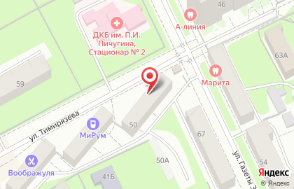 Салон красоты Пятый элемент в Свердловском районе на карте