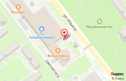 Магазин косметики Будуар на карте