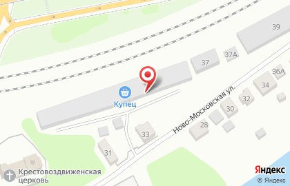 Торговая компания Купец на Ново-Московской улице на карте