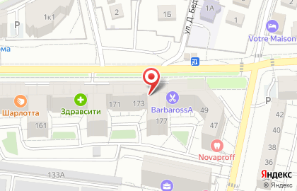 Кафе быстрого питания Толстый повар на улице Гайдара на карте