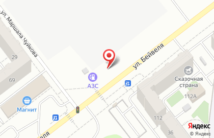 Терминал самообслуживания Бензоробот в Курчатовском районе на карте