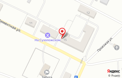 Продуктовый магазин в Екатеринбурге на карте