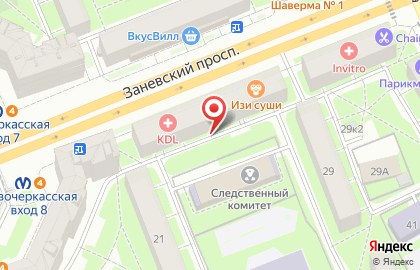 Бар Суши Шоп в Красногвардейском районе на карте