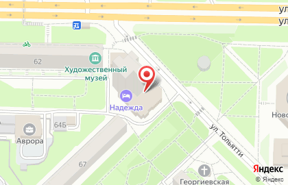 Компания грузоперевозок Автомиг в Центральном районе на карте