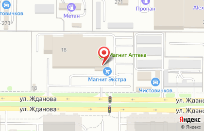 Супермаркет Магнит Семейный в Ростове-на-Дону на карте