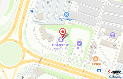Нефтесоюз Камчатка в Петропавловске-Камчатском на карте