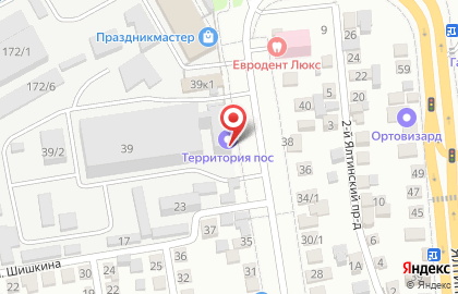 Торгово-сервисная компания Территория POS в Карасунском районе на карте