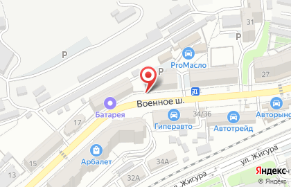 Магазин автозапчастей Механик в Первореченском районе на карте