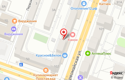 Магазин текстиля в Йошкар-Оле на карте