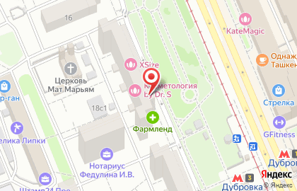 Салон-парикмахерская эконом-класса на Шарикоподшипниковской улице на карте