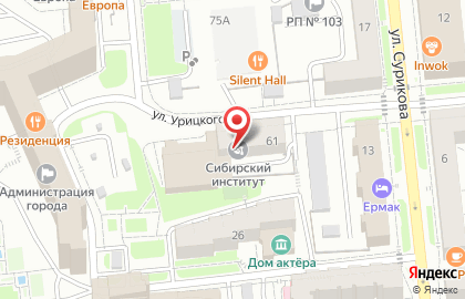 Студия звезд в Центральном районе на карте
