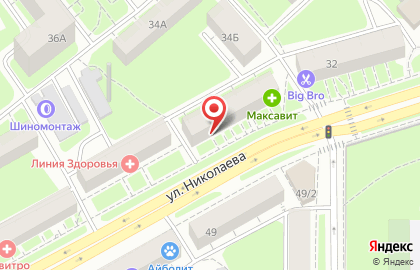 Кредитное агентство Личные наличные на улице Николаева на карте