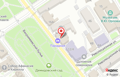 Ресторан-гостиница Bulvar Group в Кировском районе на карте