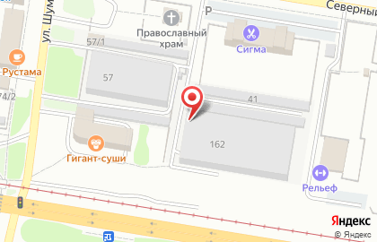 Автосервис в Барнауле на карте