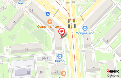 Кредитный потребительский кооператив Зенит на площади Сибиряков-Гвардейцев на карте