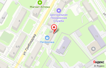Компания Richmart на улице Грибоедова на карте