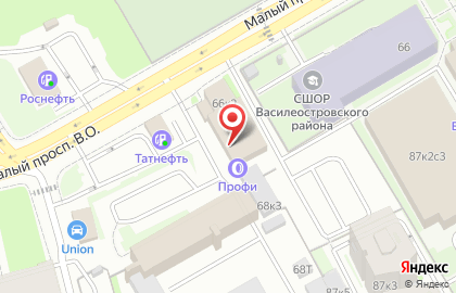 Шинный сервис Профи на Малом проспекте В.О. на карте