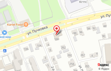 Парикмахерская в Курске на карте
