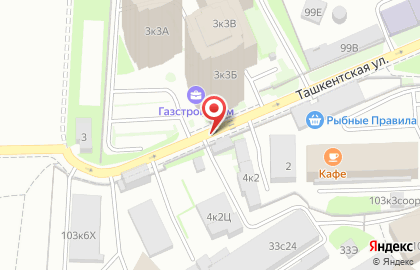 Строительная компания Терес-1 на Московских воротах на карте