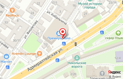 Центр доктора Бубновского на Адмиралтейской улице на карте