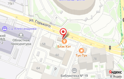 Торговый центр Горьковский на карте