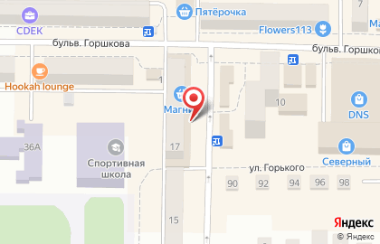 Магазин Рубль Бум и 1b.ru в Фабричном переулке на карте