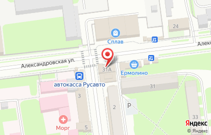 Магазин косметики и товаров для дома Улыбка Радуги на Александровской улице на карте
