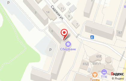 СберБанк в Калининграде на карте