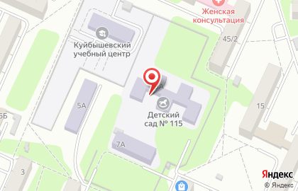 Детский сад №115 ОАО "РЖД" на карте