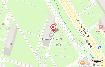 Почта России в Санкт-Петербурге на карте