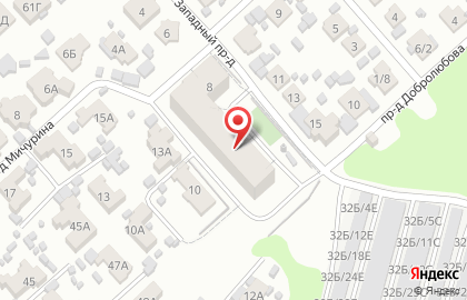 Триада в Западном проезде на карте