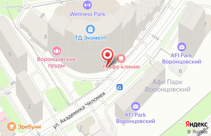 Торговая фирма Fresenius Medical Care на улице Воронцовские Пруды на карте