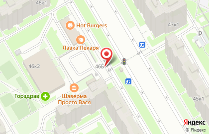 Киоск по продаже фруктов и овощей Киоск по продаже фруктов и овощей на Комендантском проспекте на карте