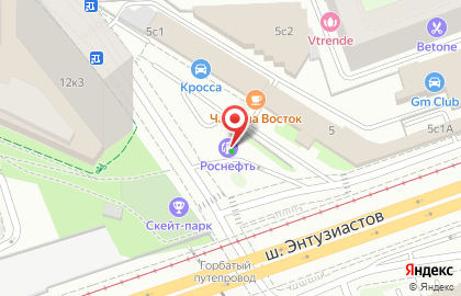 Технический центр Роснефть на метро Авиамоторная на карте