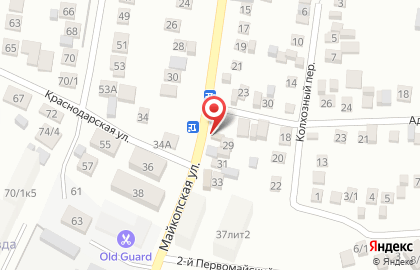Центр кузовного ремонта на Майкопской улице на карте