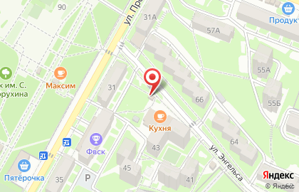Мясной магазин в Ставрополе на карте