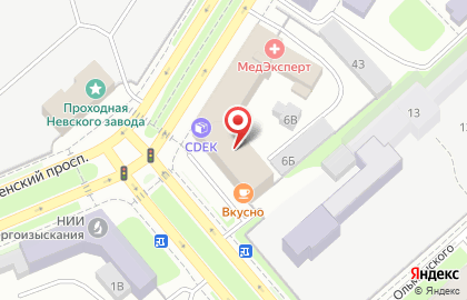 1-й Консалт Центр на улице Бабушкина на карте