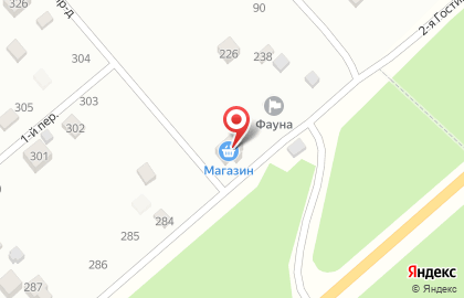 Продовольственный магазин в Петродворцовом районе на карте