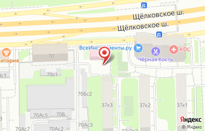 Лечу на Щёлковском шоссе на карте