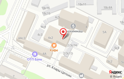 Компания BAR-STREET на улице Клары Цеткин на карте
