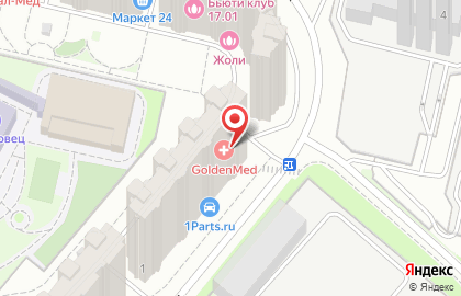 Медицинский центр GoldenMed на Сходненской улице на карте