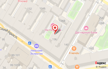 Седьмой причал на Невском проспекте на карте