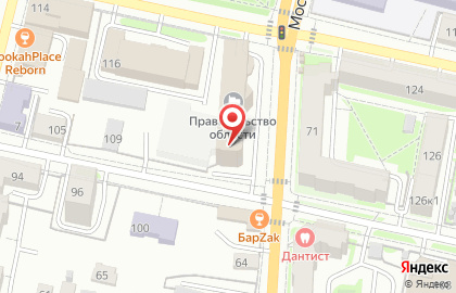 Министерство труда, занятости и кадровой политики, Правительство Калужской области на карте