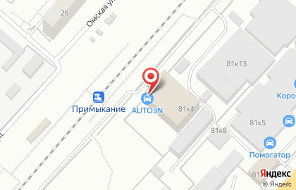 Армснаб в Заводском районе на карте