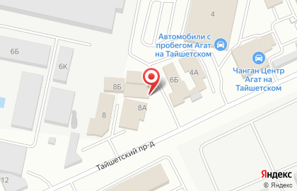 Служба переездов Перевези.ru в Тайшетском проезде на карте