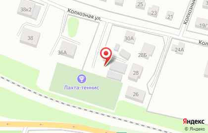 Отделение тенниса СШ ГБУ №2 на Колхозной улице на карте